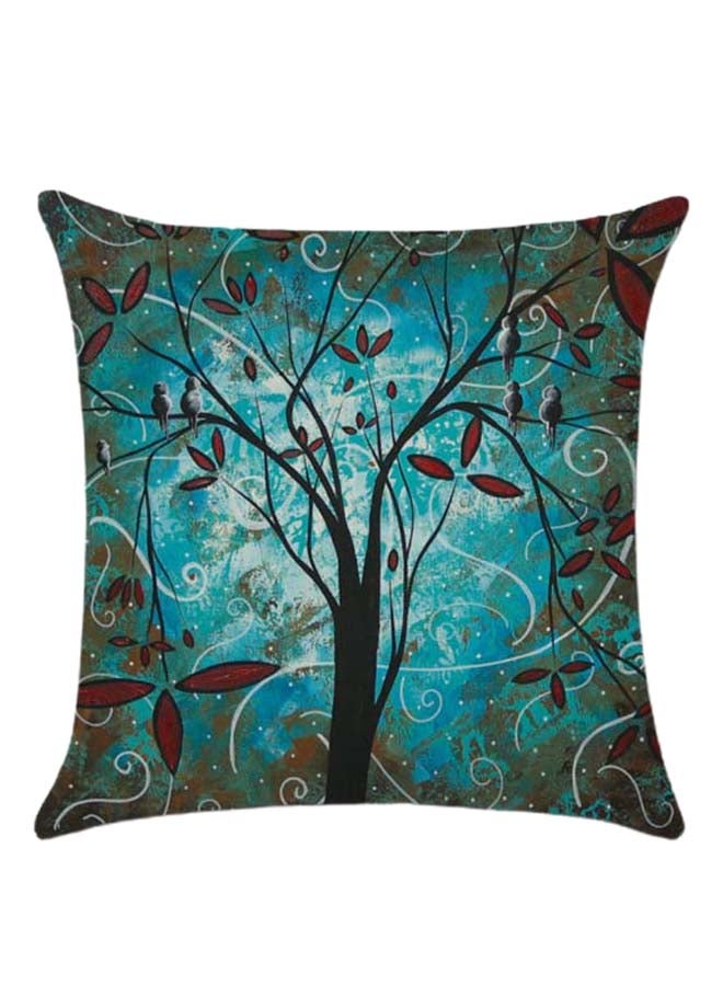 RISHAHOME Moon Light Printed Cushion cotton_blend Multicolour 45 x 45cm 
