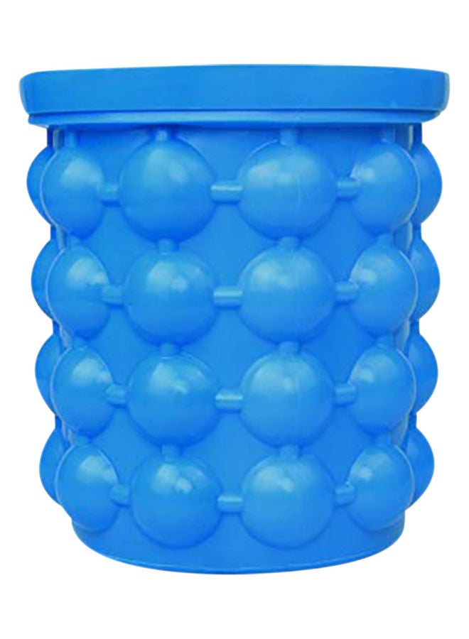 AIWANTO 2 In 1 Ice Cube Mold And Bucket Blue  - Image 1
