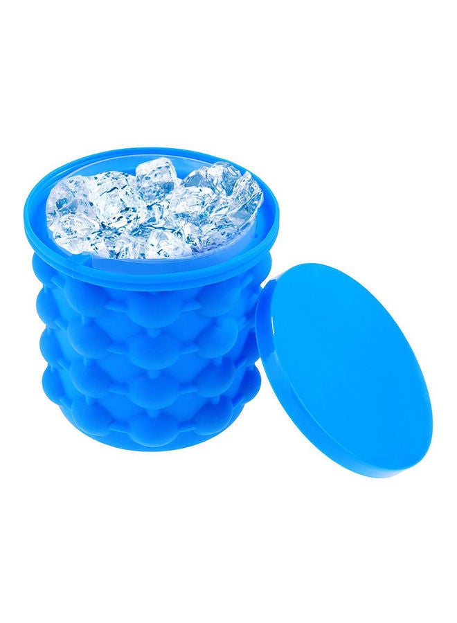 AIWANTO 2 In 1 Ice Cube Mold And Bucket Blue  - Image 4