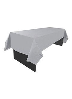 JAM Paper Rectangular Paper Table Cover Silver 54 x 108 x 0.1inch 