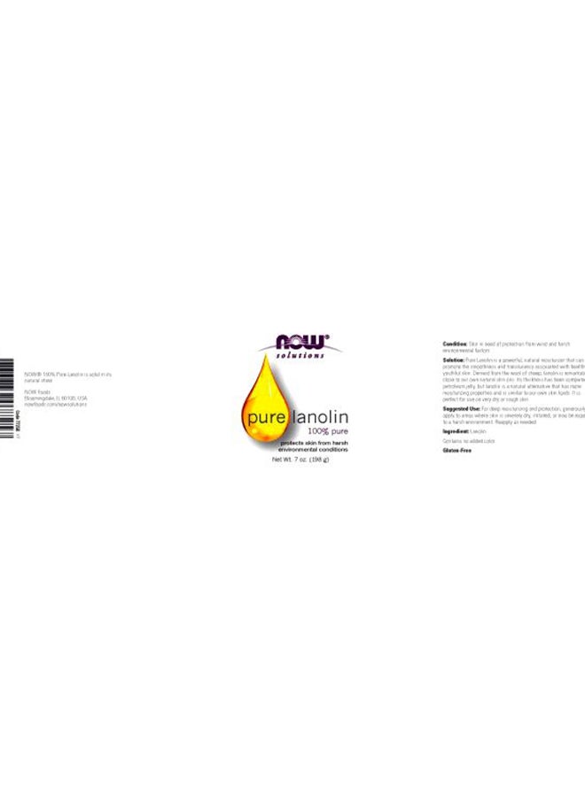 Now Foods Pure Lanolin Thick Jelly Moisturizer - Image 2
