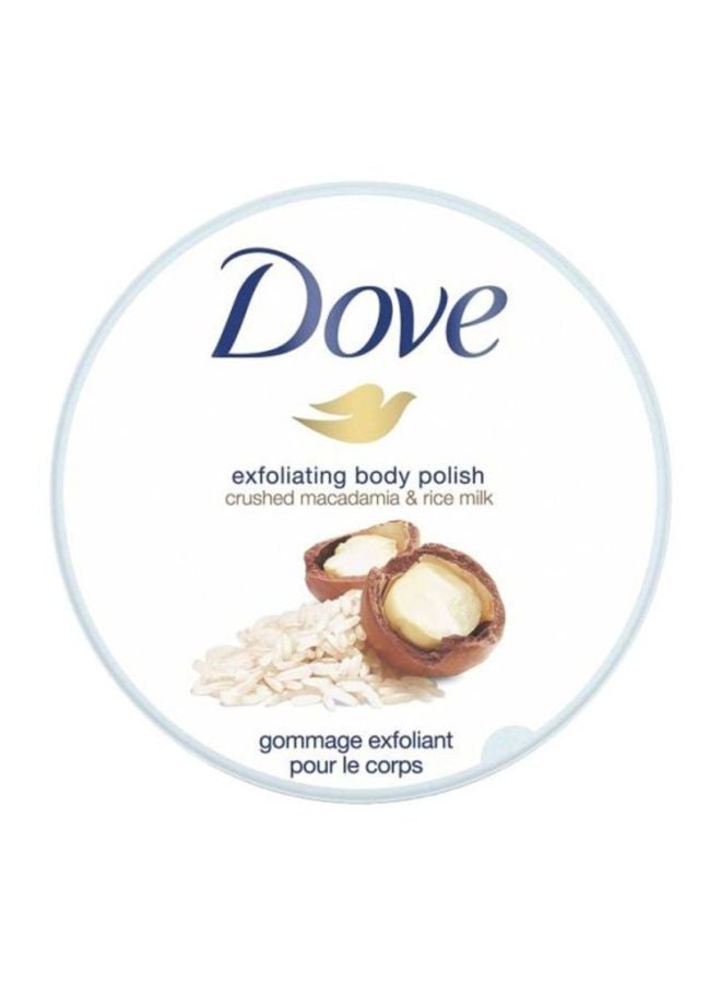 Dove Exfoliating Body Polish With Macadamia And Rice Milk 298grams - Image 3