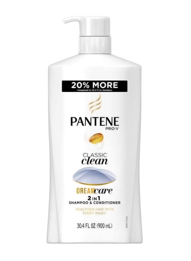 Pantene - Classic Clean Dream Care 2-In-1 Shampoo And Conditioner 900ml - Image 1
