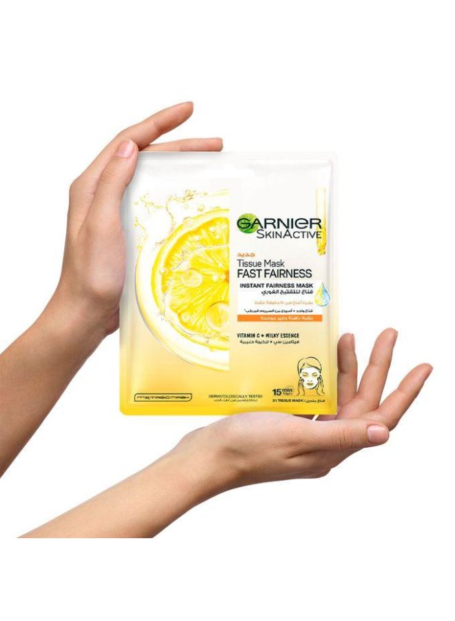 غارنييه ماسك سكين آكتيف للتفتيح الفوري للبشرة، 28 جم، من جارنييه 28جرام - Image 5