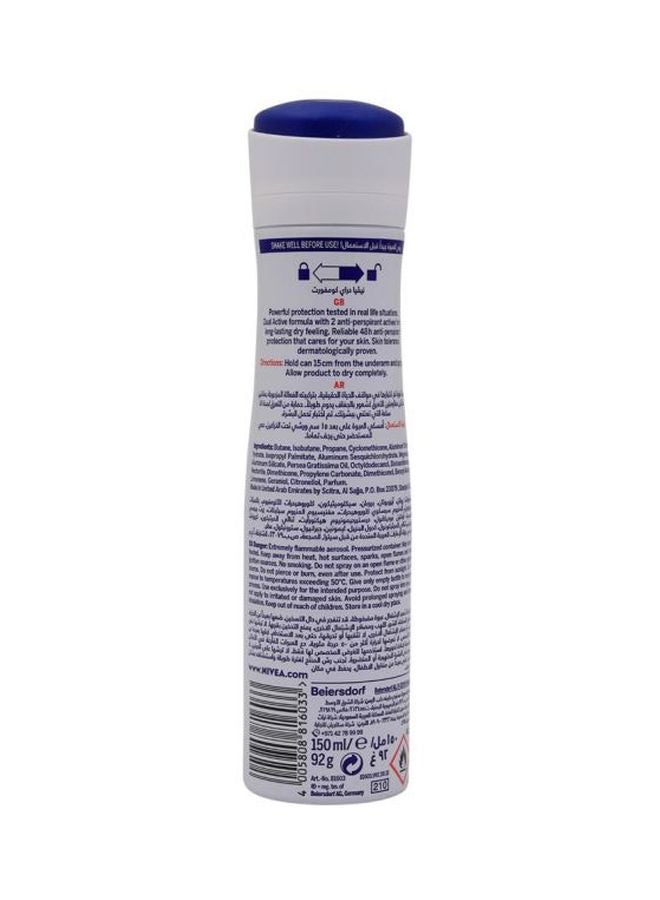 Nivea Dry Comfort Female Deodorant Spray 150ml 150ml - Image 2