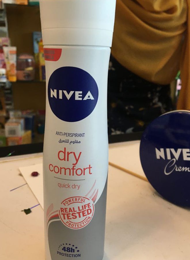 Nivea Dry Comfort Female Deodorant Spray 150ml 150ml - Image 3