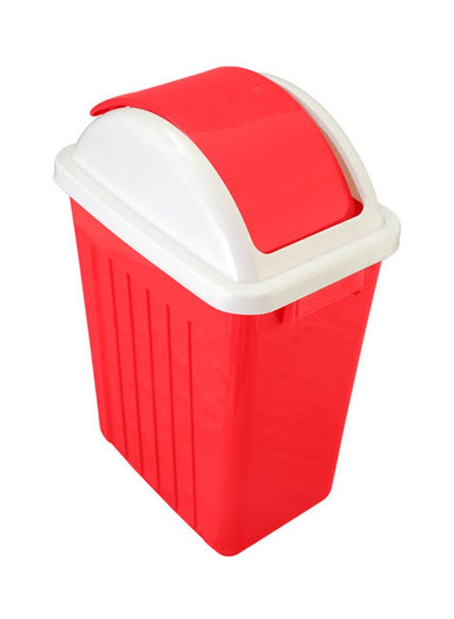 El Helal & Golden Star - Garbage bin with Swing lid Small Red Scm - Image 1