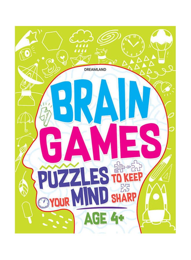 Brain Games Age 4 Paperback English by Dreamland - 38545 