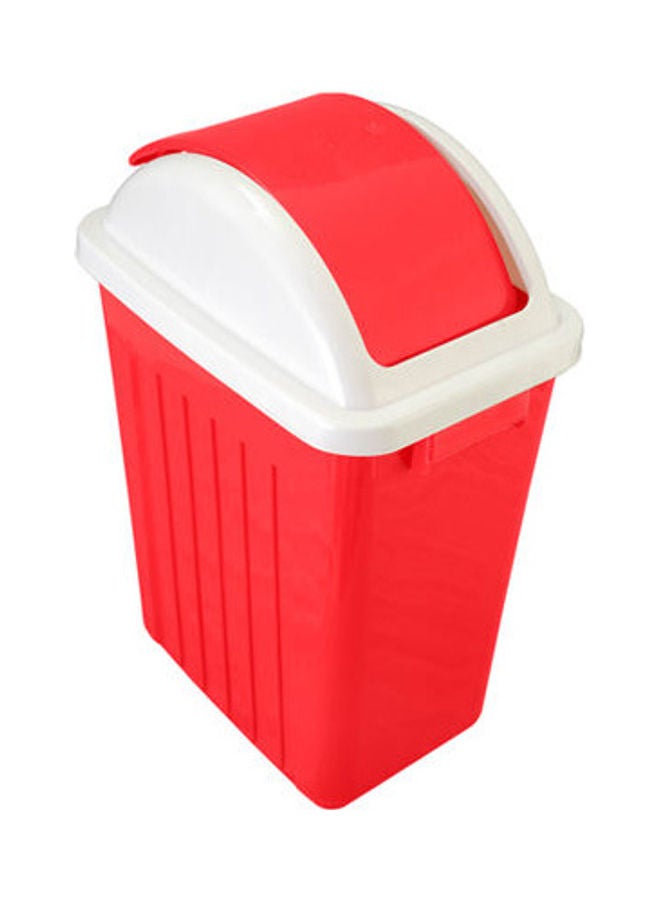 El Helal & Golden Star - Garbage bin with Swing lid Large Red Lcm - Image 1