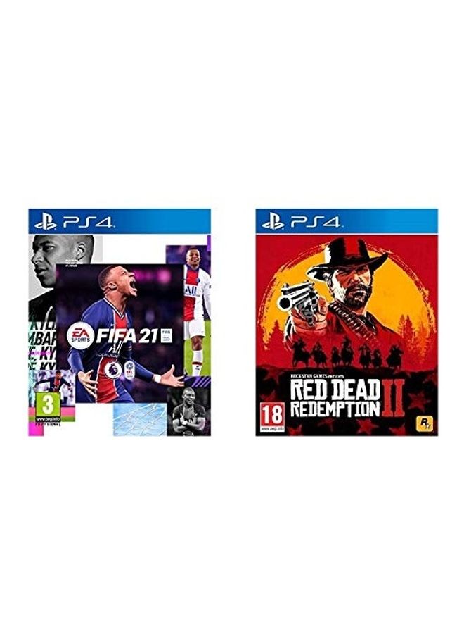 EA FIFA 21 Standard Edition + Red Dead Redemption II - playstation_4_ps4 - Image 1