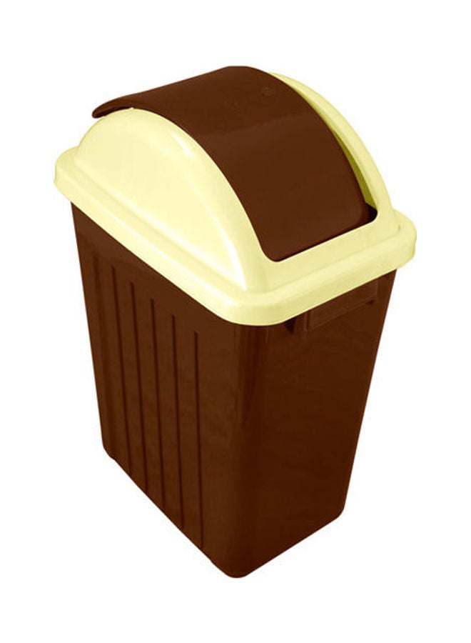 El Helal & Silver Star - Garbage bin with Swing lid Small Brown Scm - Image 1