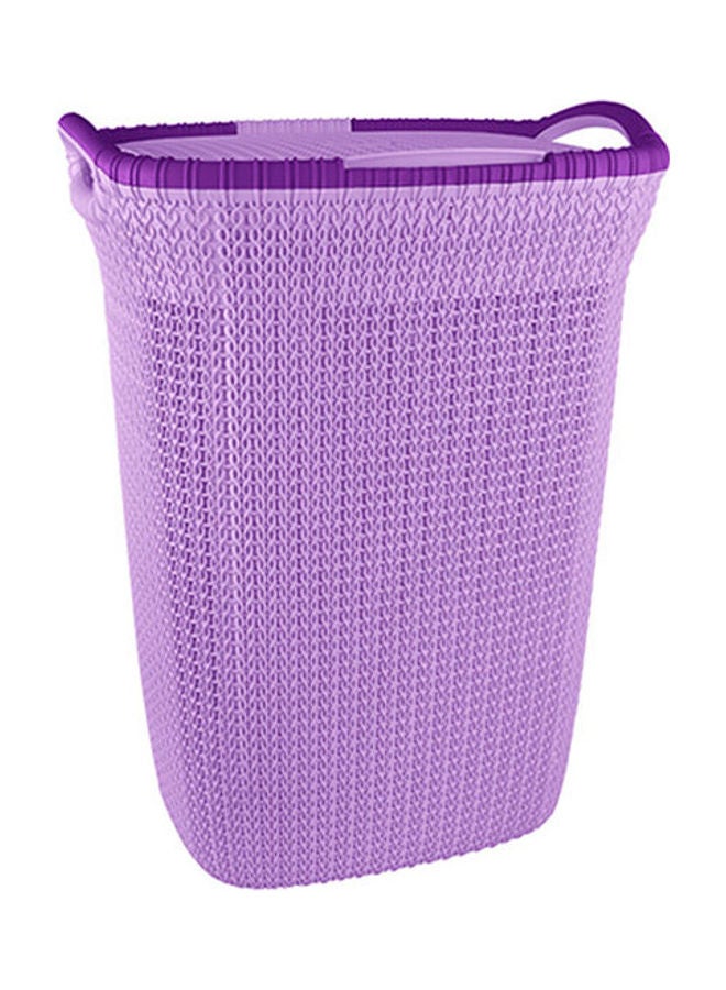 El Helal & Silver Star Laundry Basket Palm Purple 