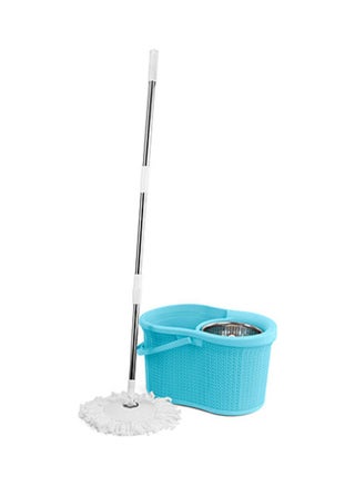 Palm Bucket with Spin Metal Wringer Turquoise - v1615994676/N45409907A_1