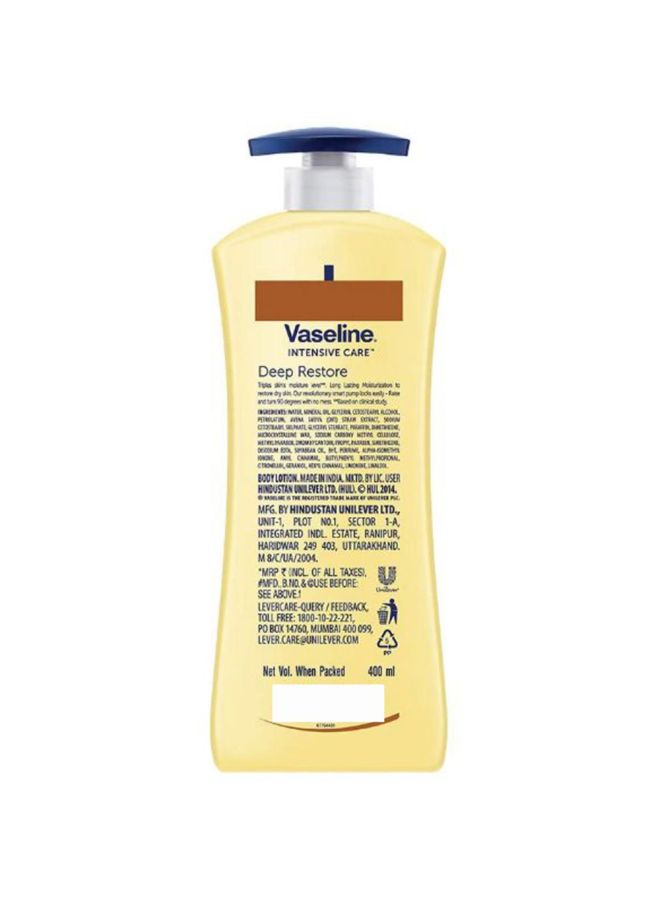 Vaseline - Intensive Care Deep Restore With Pure Oat Extract Body Lotion 400ml - Image 1