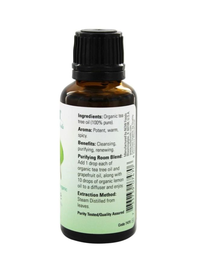 Now Foods Tea Tree Organic Essential Oil 30ml  - Image 2