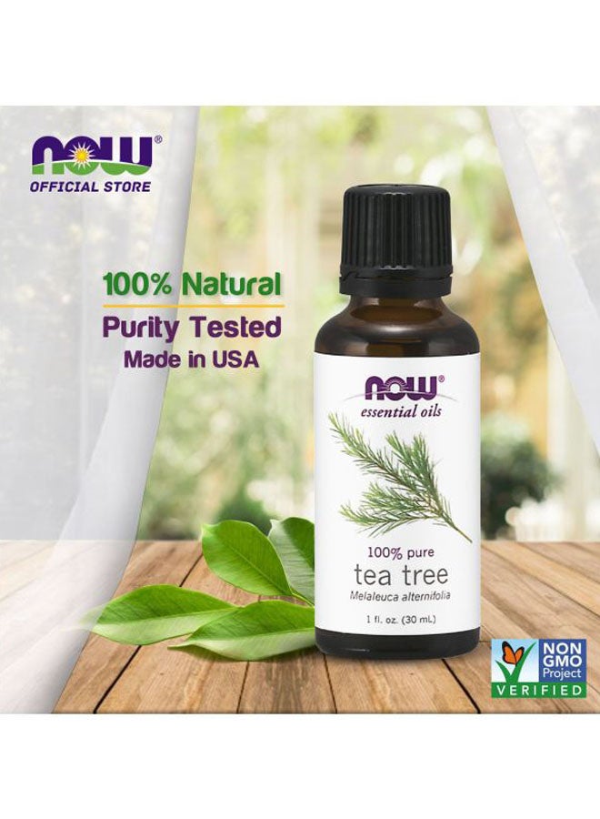 Now Foods Tea Tree Organic Essential Oil 30ml  - Image 4