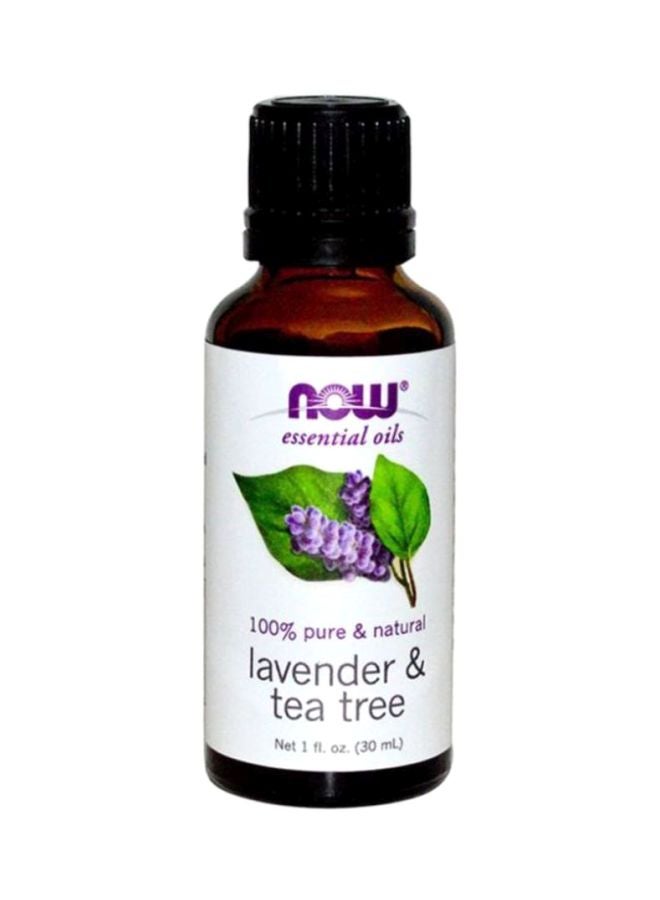 Now Foods Pure Lavender And Tea Tree Essential Oil 30ml  - Image 1
