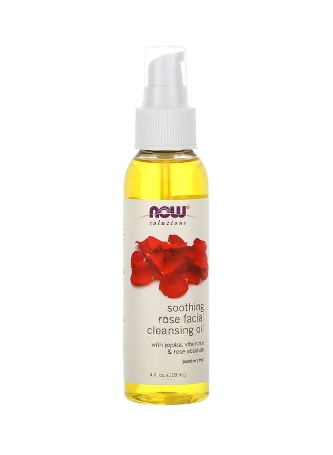 Now Foods Solutions Soothing Rose Facial Cleansing Oil 118ml  - Image 1