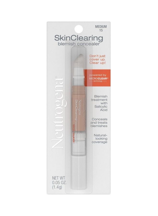 Neutrogena Skin Clearing Blemish Concealer 15 Medium  - Image 3