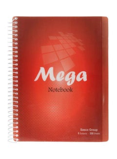 Bravo Mega Note Book A4 Red 