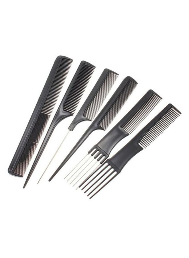 Sharpdo 10-Piece Hair Comb Set Black - Image 2