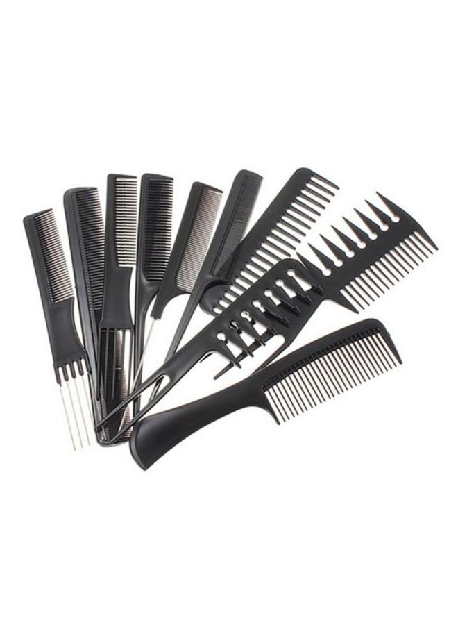 Sharpdo 10-Piece Hair Comb Set Black - Image 3