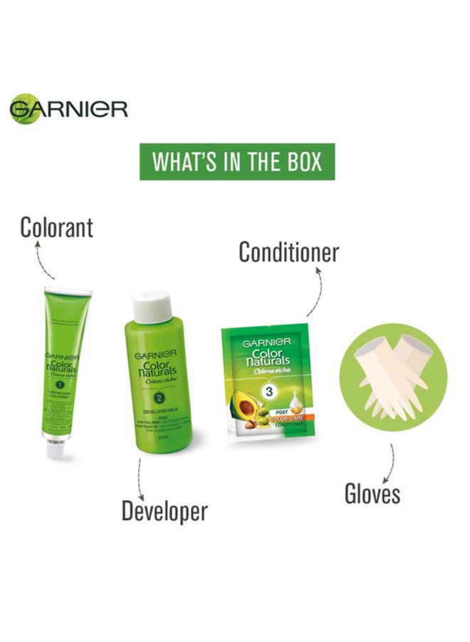 غارنييه صبغة شعر بمفعول دائم - كولور ناتشورالز كريم بني غامق 100ملليلتر - Image 3