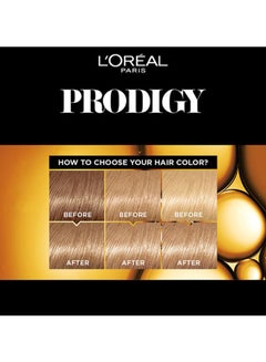 L'OREAL PARIS Prodigy Permanent Oil Hair Color No Ammonia Color Intensity And Hair Protection 8.0 Light Blonde  - Image 4