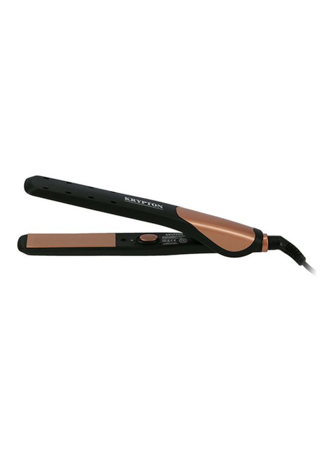 Ceramic Hair Straightener With 360 Swivel Cord, Wet And Dry Function, Adjustable Temperature And Ergonomic Design Brown/Black 400grams - v1615997486/N22519426A_2