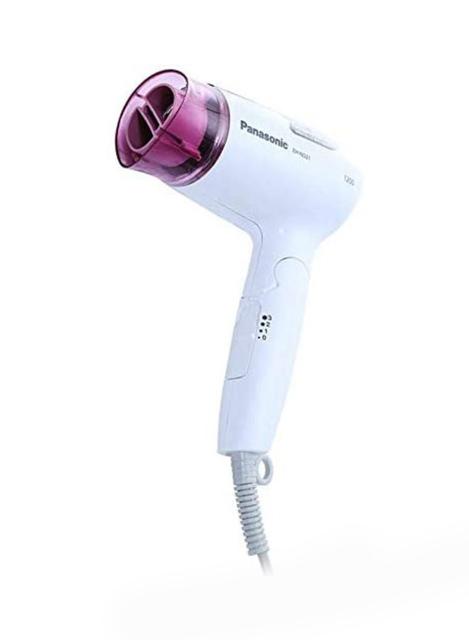 Panasonic Fordable Hair Dryer White/Pink 7x14.1x21.4cm - Image 3