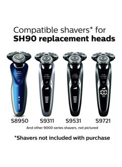 Philips Norelco Replacement Shaver Head For Series 9000 Silver  - Image 4