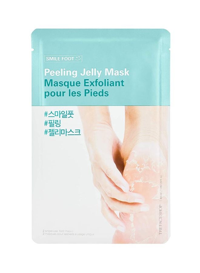 THE FACE SHOP Smile Foot Peeling Jelly Mask 40ml - Image 1