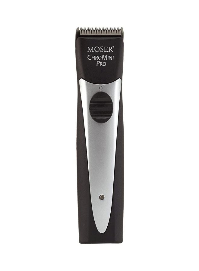 MOSER ChroMini Pro Professional Hair Trimmer Black/Silver/Clear - Image 2