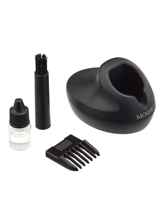 MOSER ChroMini Pro Professional Hair Trimmer Black/Silver/Clear - Image 3