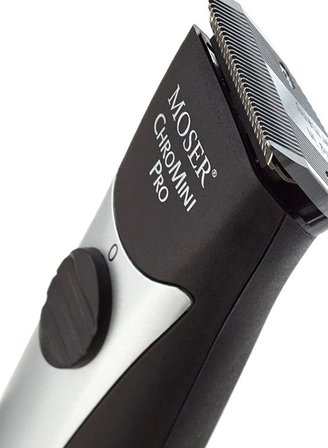 MOSER ChroMini Pro Professional Hair Trimmer Black/Silver/Clear - Image 5