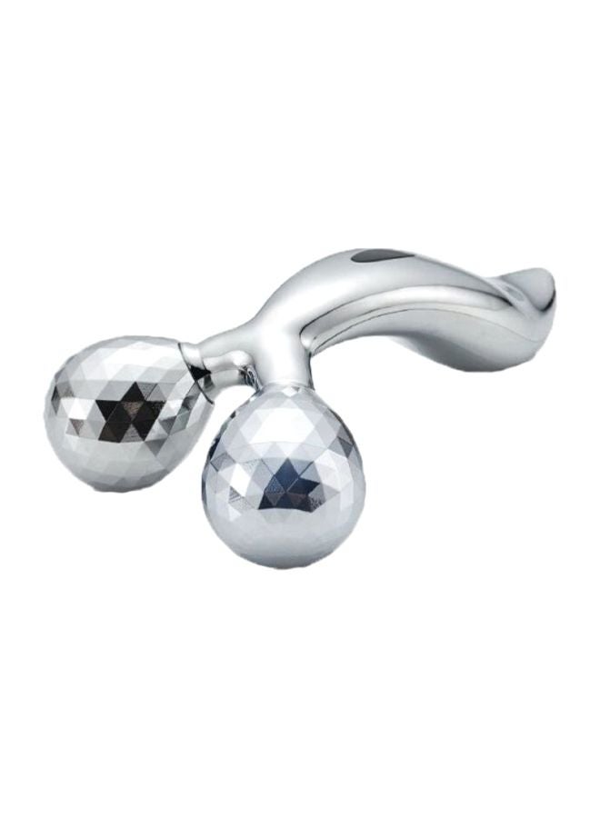 شاربدو جهاز تدليك للوجه مزود ببكرات ثلاثي الأبعاد فضي 16.5 x 9 x 5.3سم - Image 2