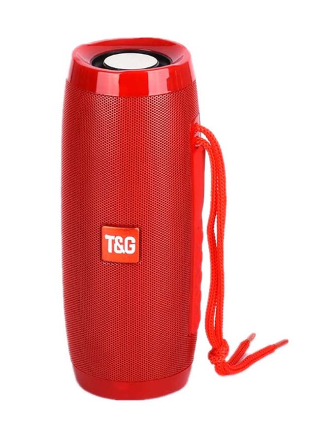 T&G Waterproof Dual-Diaphragm Bluetooth Subwoofer Speaker Red  - Image 1