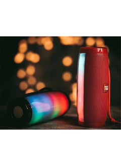 T&G Waterproof Dual-Diaphragm Bluetooth Subwoofer Speaker Red  - Image 3