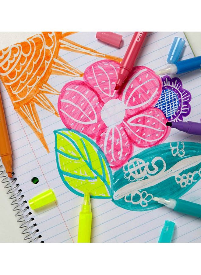 Crayola 6-Piece Take Note! Erasable Highlighters Blue/Purple/Yellow - Image 5