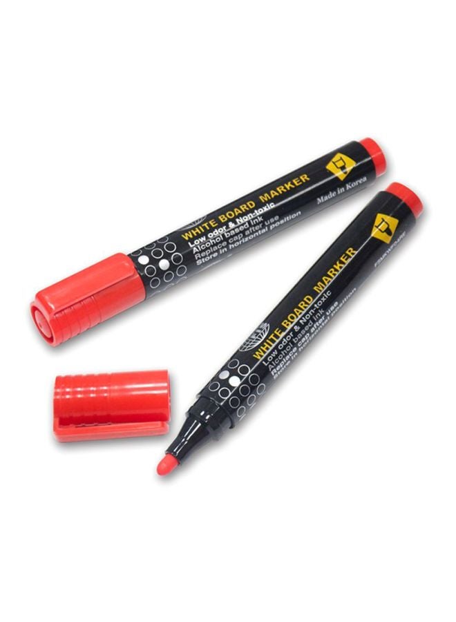 FIS 12-Piece Permanent Markers Set Black/Red - Image 2