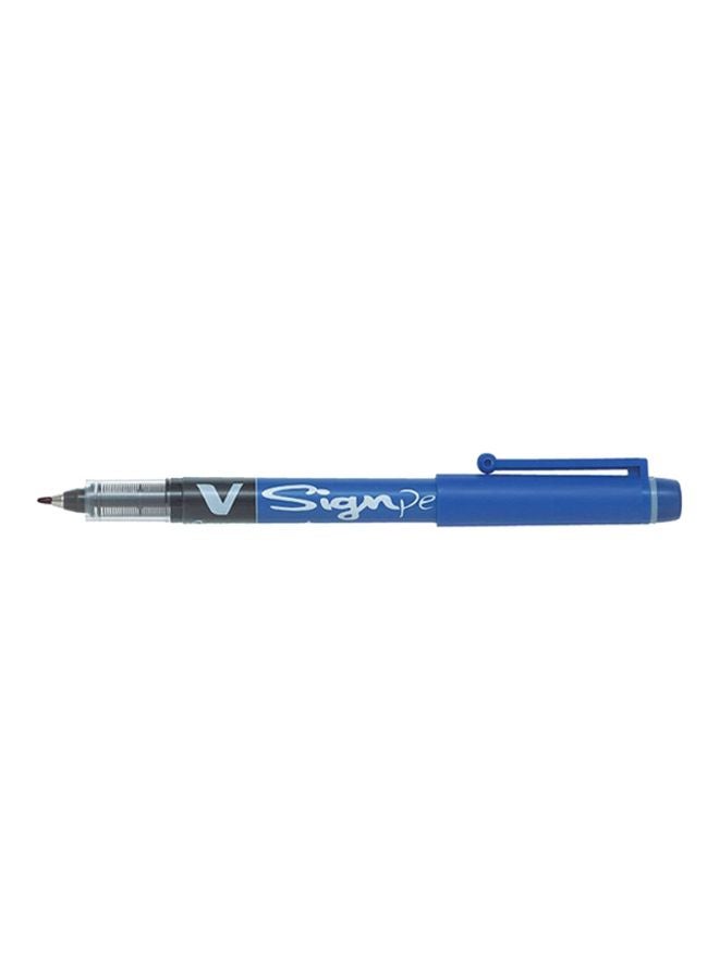 PILOT V-Sign Fineliner Maker Pen Blue - Image 1