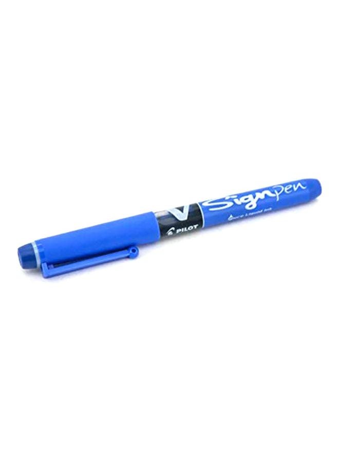 PILOT V-Sign Fineliner Maker Pen Blue - Image 2