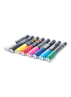 POSCA 8-Piece Bullet Shaped Paint Marker Set 0.9-1.3 mm Multicolour  - Image 3