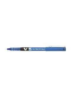 V5 Hi-Tecpoint Extra Fine Ink Roller Ball Pen Blue