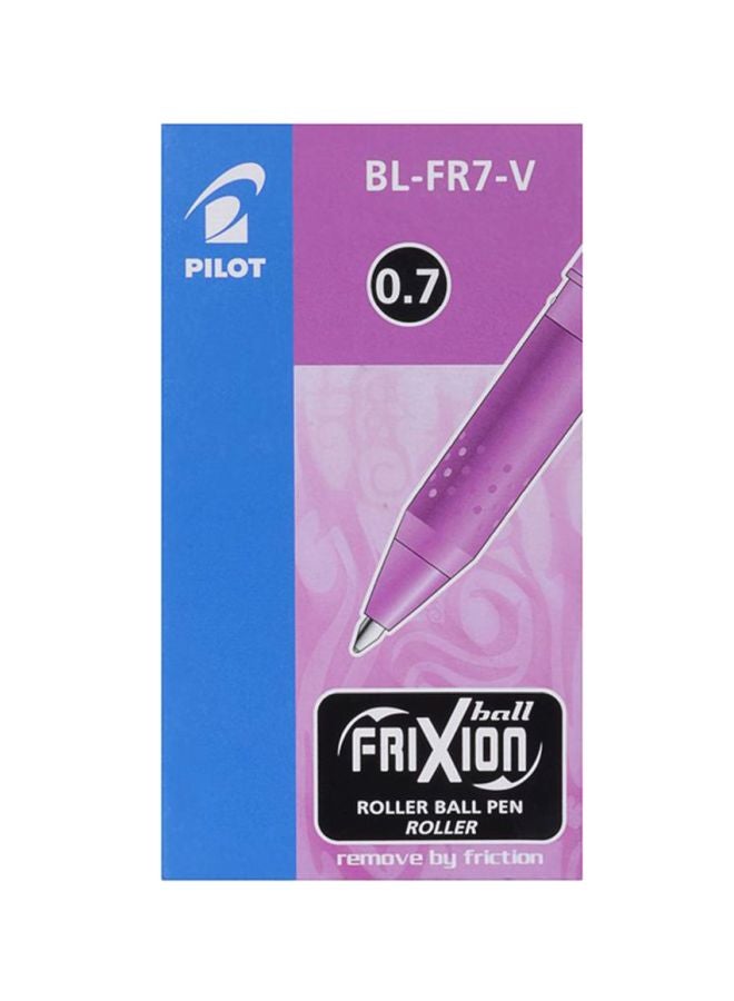 بايلوت طقم أقلام حبر فريكشن سائلة كروية الرأس من 12 قطعة أرجواني - Image 3