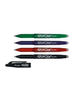 PILOT 4-Piece Frixion Erasable Rollerball Pen Multicolour 