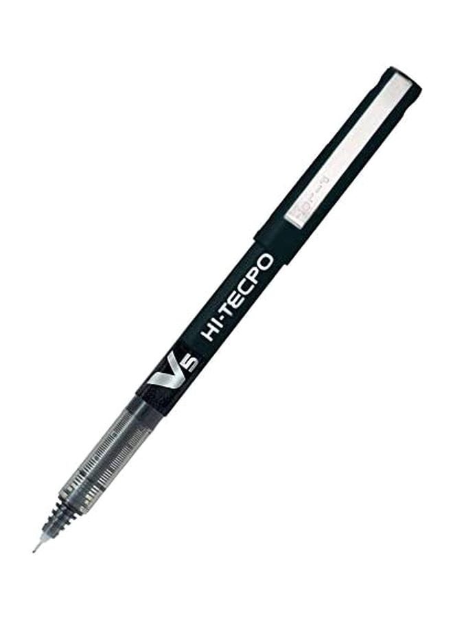PILOT 12-Piece Hi-Tecpoint V5 Rollerball Pen Black  - Image 1