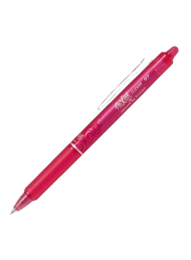 بايلوت قلم حبر سائل كروي الرأس فريكسيون كليكر من 12 قطعة وردي