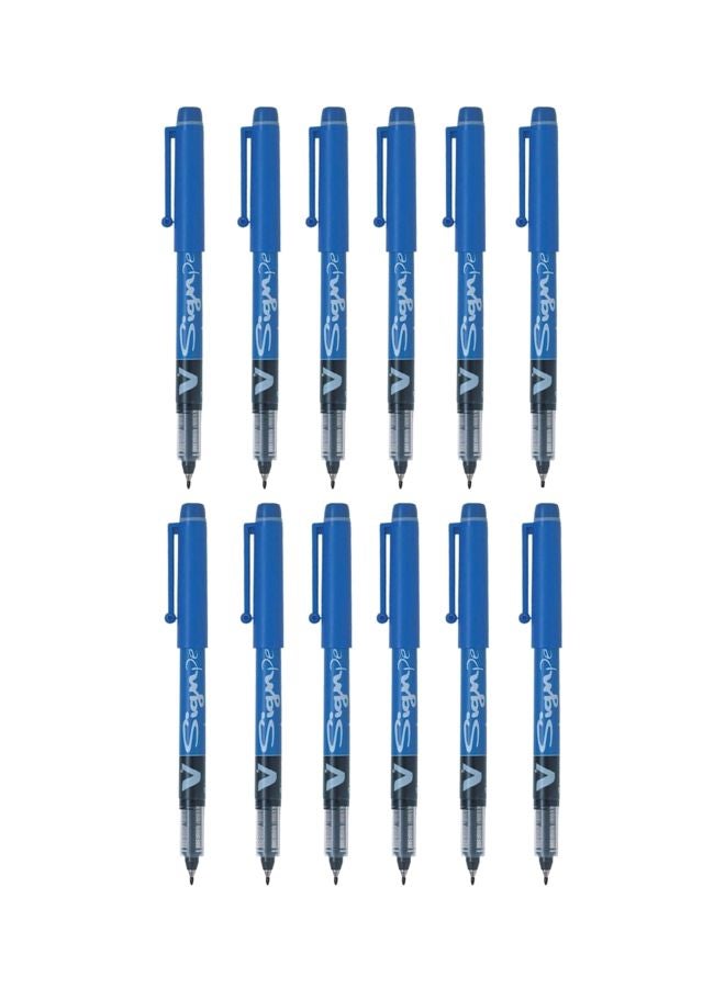 بايلوت مجموعة من 12 قلماً أزرق - Image 1