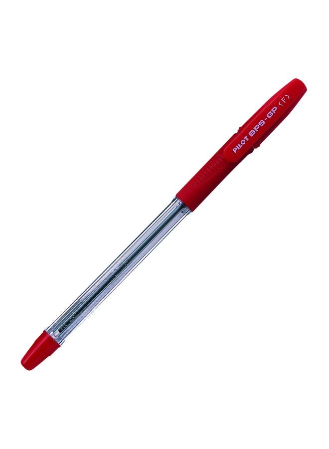 بايلوت قلم حبر جاف كروي الرأس بقبضة Bps-Gp أحمر